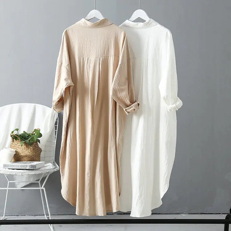 Relaxed Fit Shirt Dress