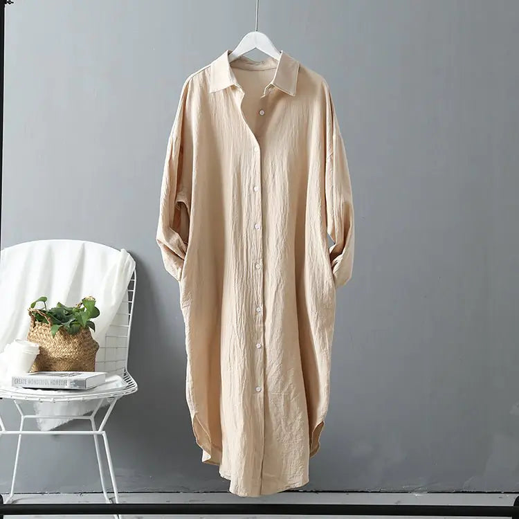 Relaxed Fit Shirt Dress