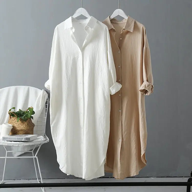 Relaxed Fit Shirt Dress