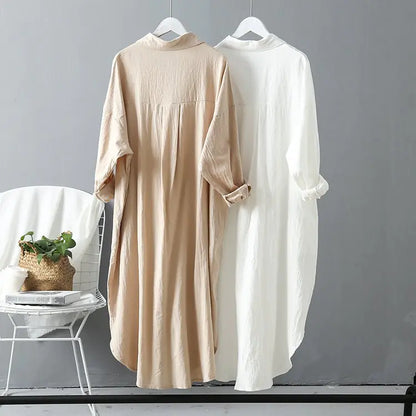 Relaxed Fit Shirt Dress